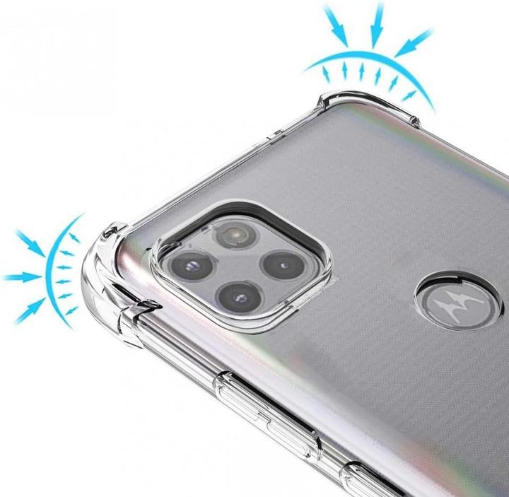 Produktbild Screenguard Motorola Moto G 5G Hülle Crystal Soft Airbag Bumper (Motorola Moto G 5G)