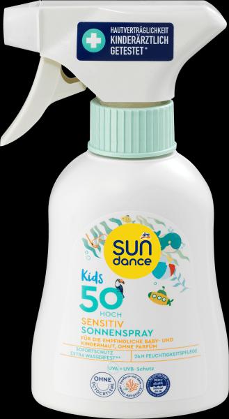 Produktbild dm Sundance Kids Sensitiv (Sonnenspray, SPF 50, 200 ml)