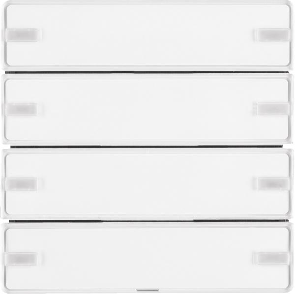Image du produit Berker Capteur à touche quadruple confort 80144329 KNX Q.1/Q.3 polarws samt