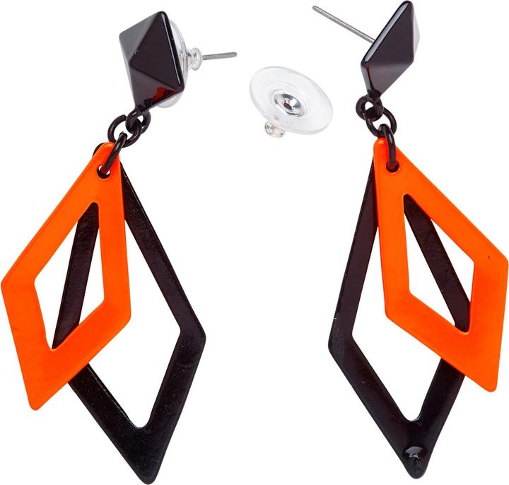 Widmann Schwarz und Neon Orange Rhombus