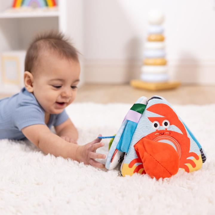 Actual product image Melissa & Doug Ocean Tummy Time Triangle (50744)