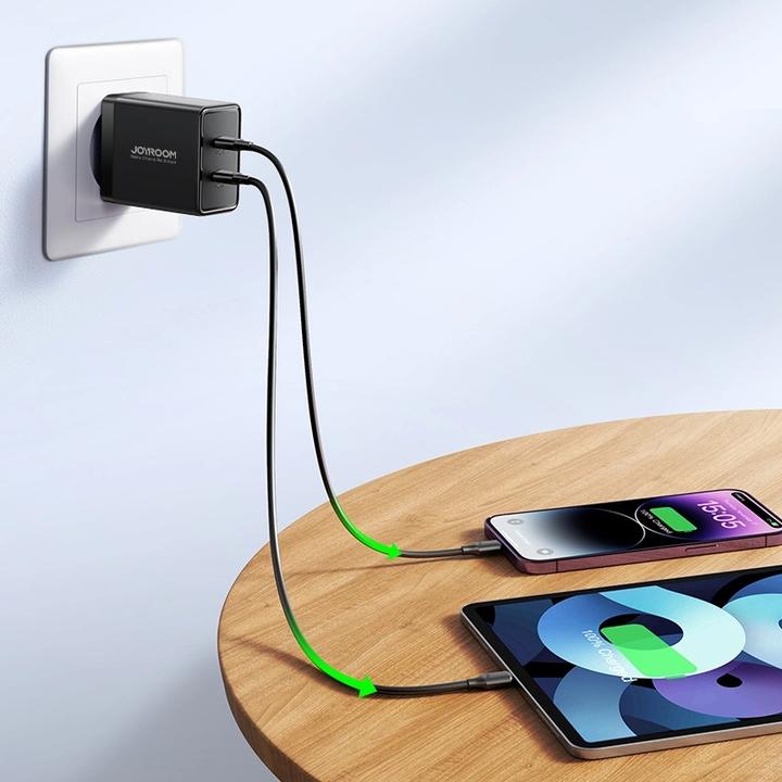 Image du produit Joyroom JR-TCF09 chargeur rapide 2x USB-C 40W - noir (40 W)