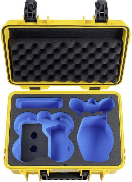 Actual product image B&W International B&W drone.case PP.166 yellow for DJI Avata 2 (Drone case, DJI Avata 2)
