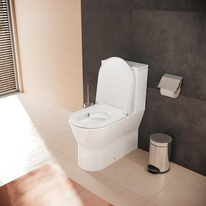 Immagine prodotto hansgrohe EluPura Original S set per WC a pavimento, 365x640 mm, AquaChannel Flush, incl. cassetta e