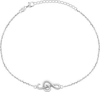 Brilio Silver - Playful silver bracelet Treble clef BRC46W