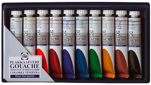 Image du produit Talens 08PS410 10 couleurs (Multicolore, 20 ml)