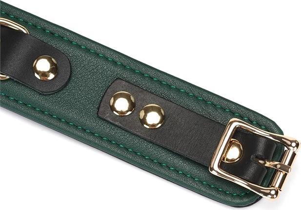 Produktbild Liebe Seele Mossy Chic - Leder Halsband mit Leine