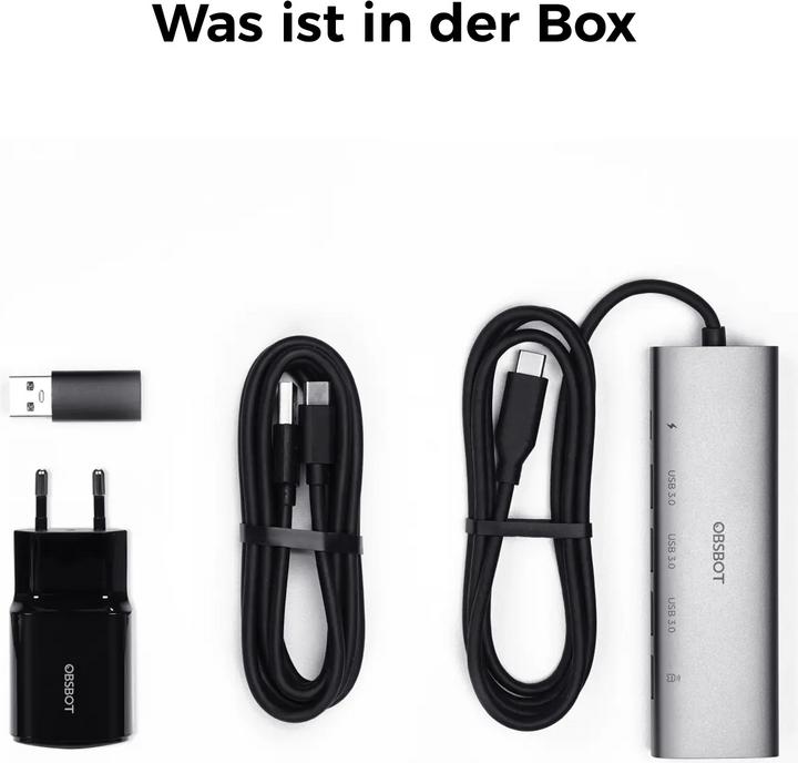 Actual product image Obsbot 3-in-1 USB 3.0 hub (USB-C)