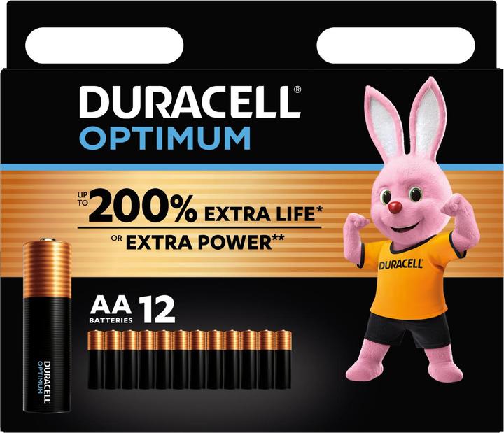 Duracell Optimum (12 Stk., AA)