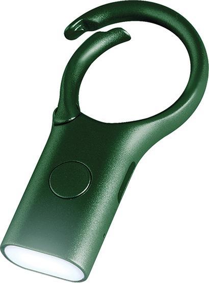 Produktbild Lexon Nomaday Brelok z latarką ciemnozielony/dark green LL136DG1