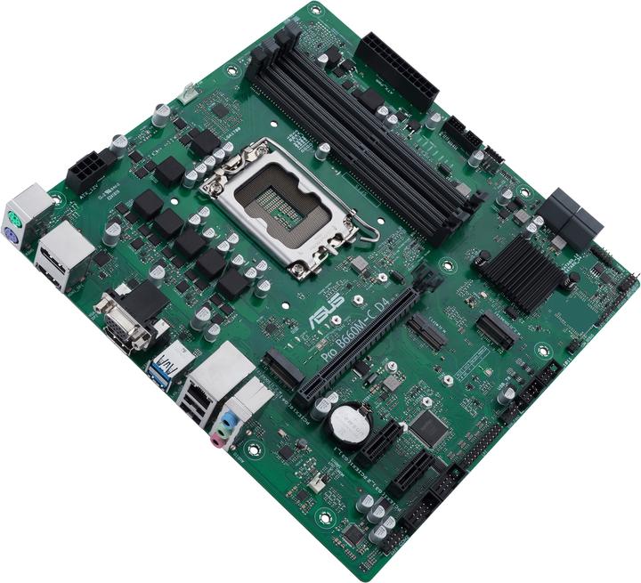 Actual product image ASUS PRO B660M-C D4 CSM (LGA 1700, Intel B660, mATX)