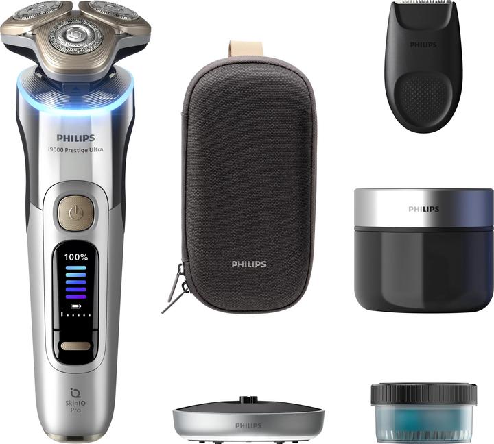 Actual product image Philips i9000 Prestige Ultra XP9404/31 Wet and Dry Electric Shaver with SkinIQ Pro