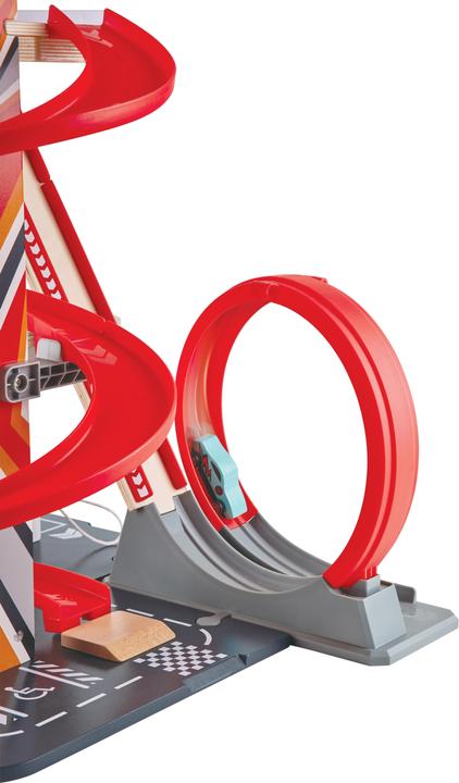 Actual product image Hape Stunt track with charging station