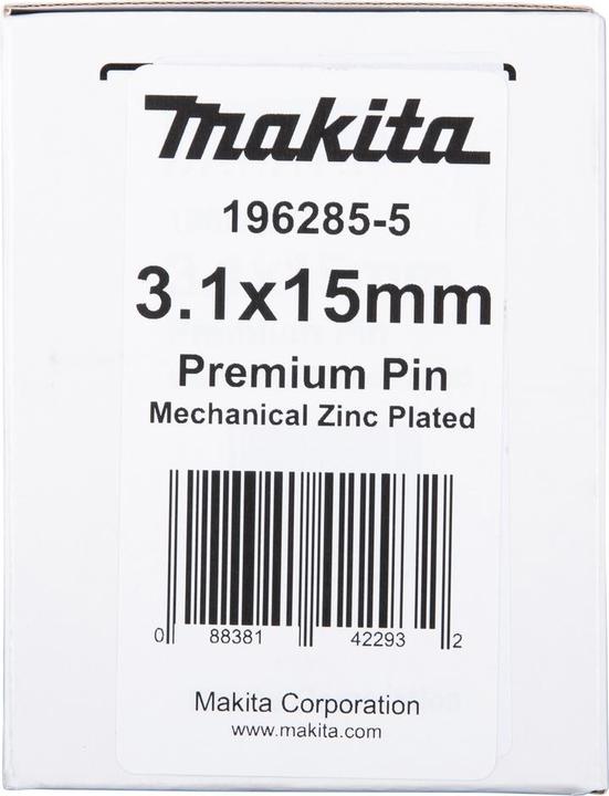 Actual product image Makita FUEL CELL AND PREMIUM PIN 3.1X15 1000PCS