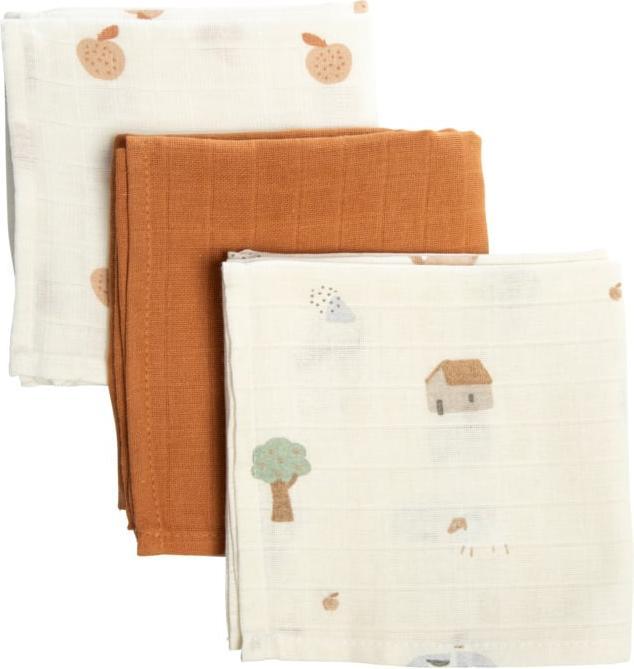 Actual product image Jollein Muslin cloths set of 3 70x70 cm (70 cm, 70 cm)