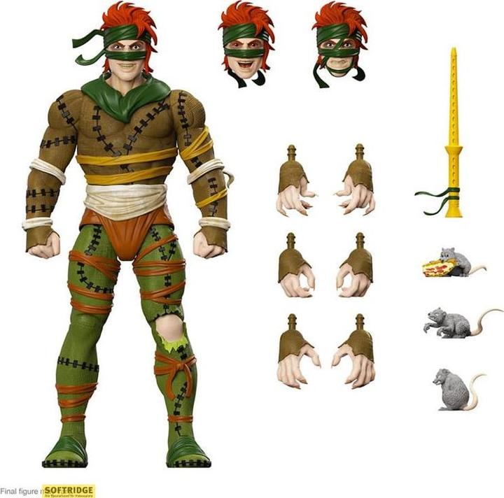 Actual product image Super7 Teenage Mutant Ninja Turtles figurine Ultimates Rat King 18 cm