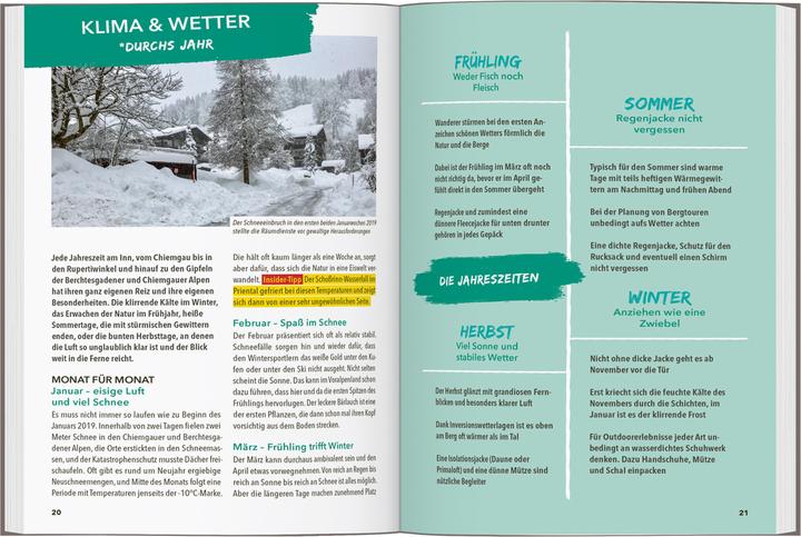 Immagine prodotto OUTDOOR GUIDE Reiseführer Chiemgau & Berchtesgadener Land (Tedesco, Andreas Gruhle, 2024)