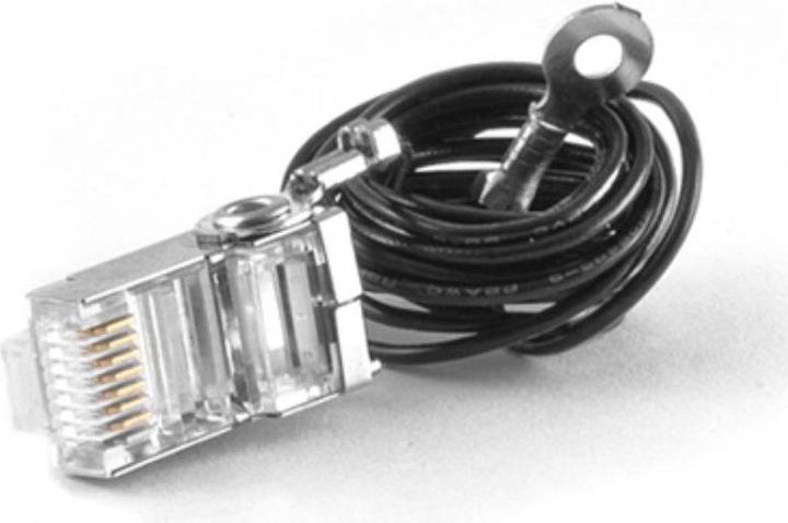 Actual product image Ubiquiti TC-GND-connector STP RJ45, Cat6, 8p8c, wire, pleated, AWG24 (Network cable)