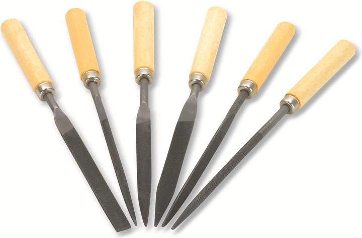 Actual product image Blanko Needle file set I 6 pieces (180 mm)