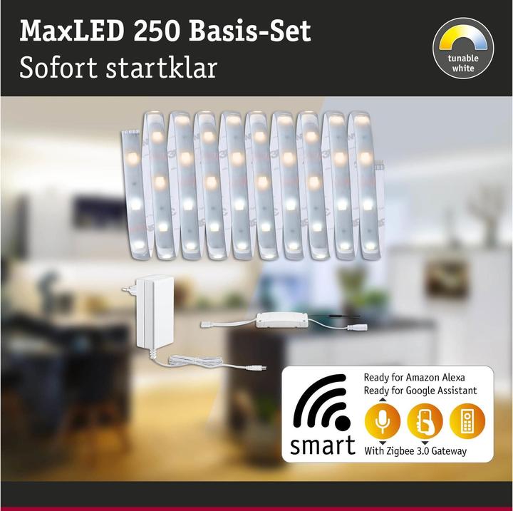 Image du produit Paulmann MaxLED 250 Stripe Set (Blanc, 300 cm, Intérieur)