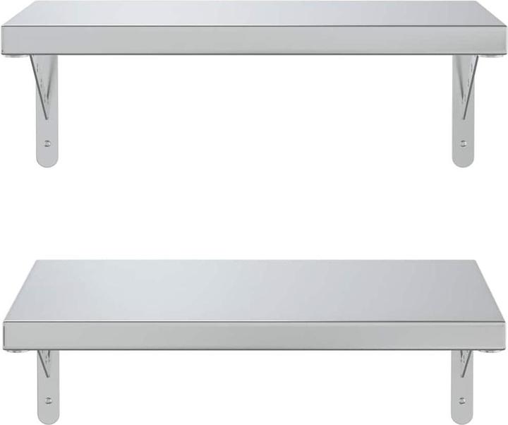 Produktbild VidaXL Wandregale 2 Stk. 50 x 30 cm Edel (50 x 30 x 3 cm)