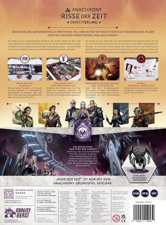 Actual product image Skellig Games Anachrony - Rifts of Time (Expansion) (German)