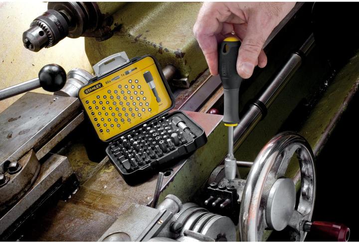 Immagine prodotto Stanley Assortimento di bit, 1/4", 61 pezzi, con porta bit magnetico (3/8", 5/16", 3/4", 1/4", 1/2", TORX)