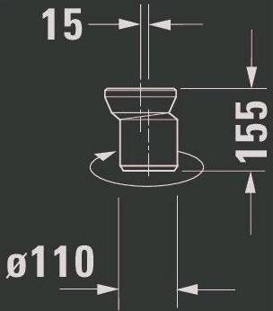 Actual product image Duravit Connection set Vario