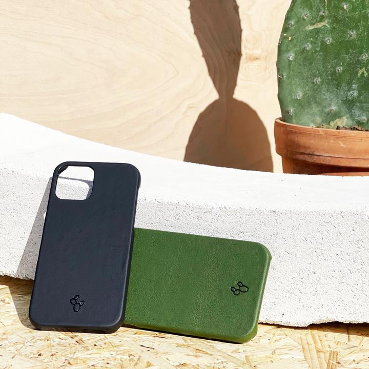 Produktbild Nopaal Hülle veganes Kaktusleder pampasgrün (Apple iPhone 12 Pro Max)