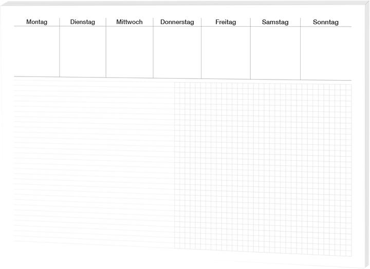 Produktbild Rnk 46616 Office Papier-Schreibunterlage- 60x42cm, 30 Blatt kariert/lin (60 x 42 cm)