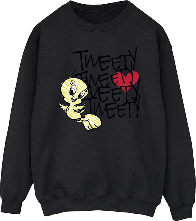 Produktbild Looney Tunes Tweety Love Heart Sweatshirt (M)