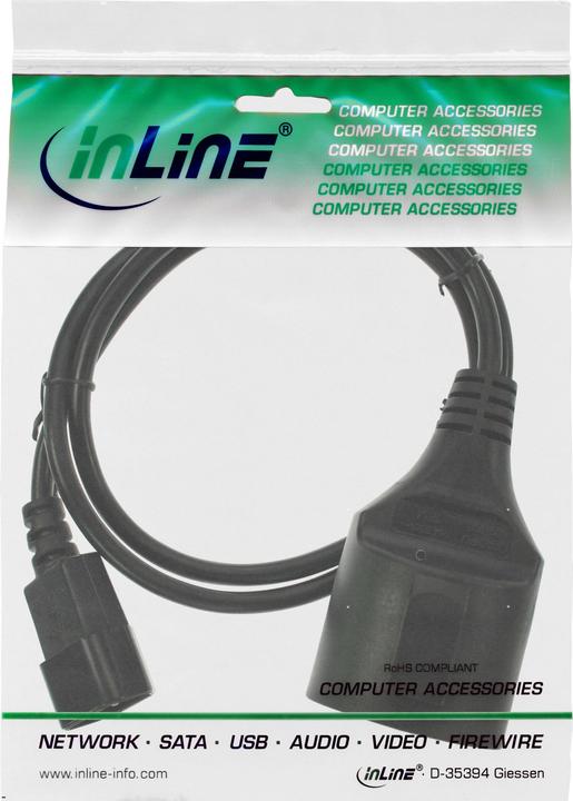 Produktbild InLine Netz Adapter Kabel (0.50 m)