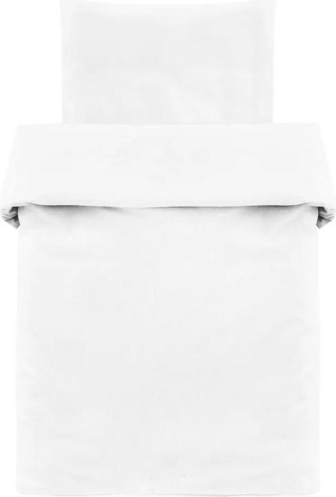 Produktbild Makian Babybettwäsche & Bettsets Bettwäsche 80 x 80 cm - Uni Weiss