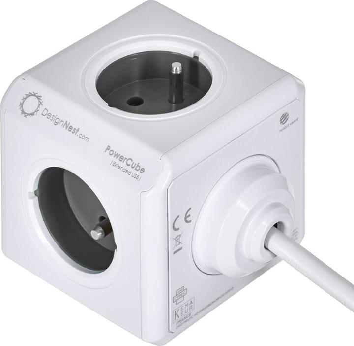 Produktbild Allocacoc PowerCube Extended USB E(FR) (4 x, CEE 7/5, 1.50 m)