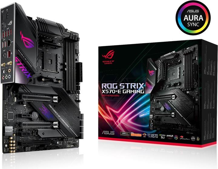 Image du produit ASUS Rog Strix X570-E Jeux (AM4, AMD X570, ATX)