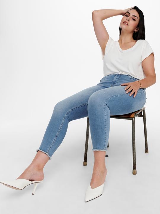 Actual product image Only Curvy CarWilly Reg Ankle Skinny Fit Jeans (W54/L34)