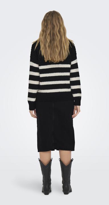 Produktbild Only ONLBILLIE LIFE LS STRIPE O-NECK EX KNT Strickpullover (XS)