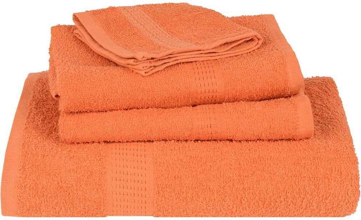 Produktbild VidaXL Seiftücher 4 Stk. Orange 30x30 cm 360 g/m² 100% Baumwolle Tuch Handtuch (30 x 30 cm)