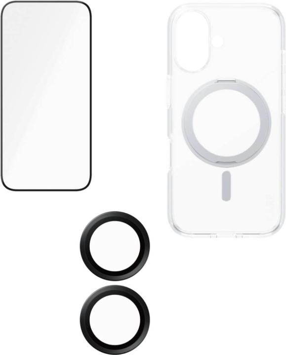 Produktbild PanzerGlass CARE Feature 3-in-1 Ceramic Bundle iPhone '24 6.1" (1 Stück, Apple iPhone 16)