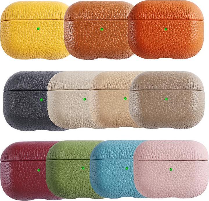 Image du produit PhoneLook Coque Étui de luxe absorbant les chocs en cuir véritable clair (Sac pour écouteurs)