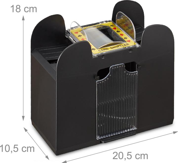 Produktbild Relaxdays Kartenmischer elektrisch 6 Decks