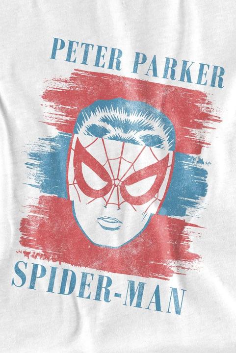 Actual product image Spiderman Childrens/Kids Peter Parker Striped T-Shirt (140)