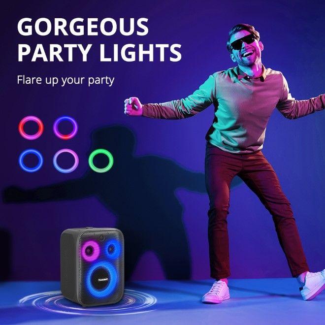 Image du produit Tronsmart Enceinte sans fil Bluetooth Halo 110 (noir) (18 h, Fonctionnement sur batterie)