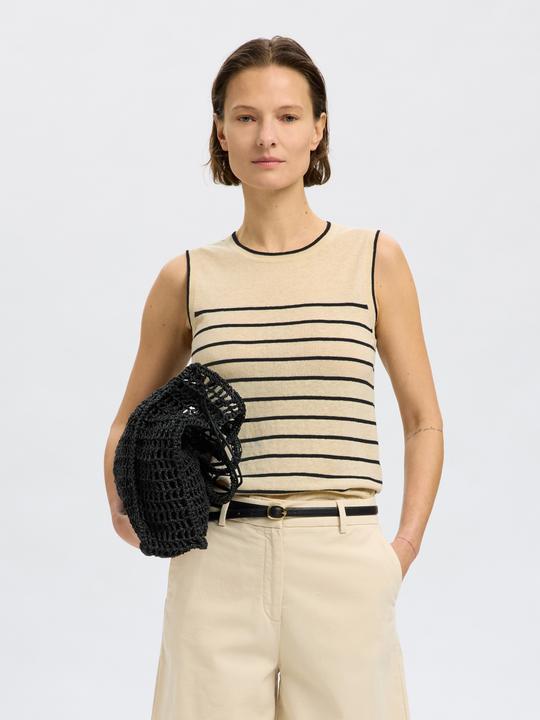 Image du produit Selected Femme Leinenmix Stricktop (XXL)