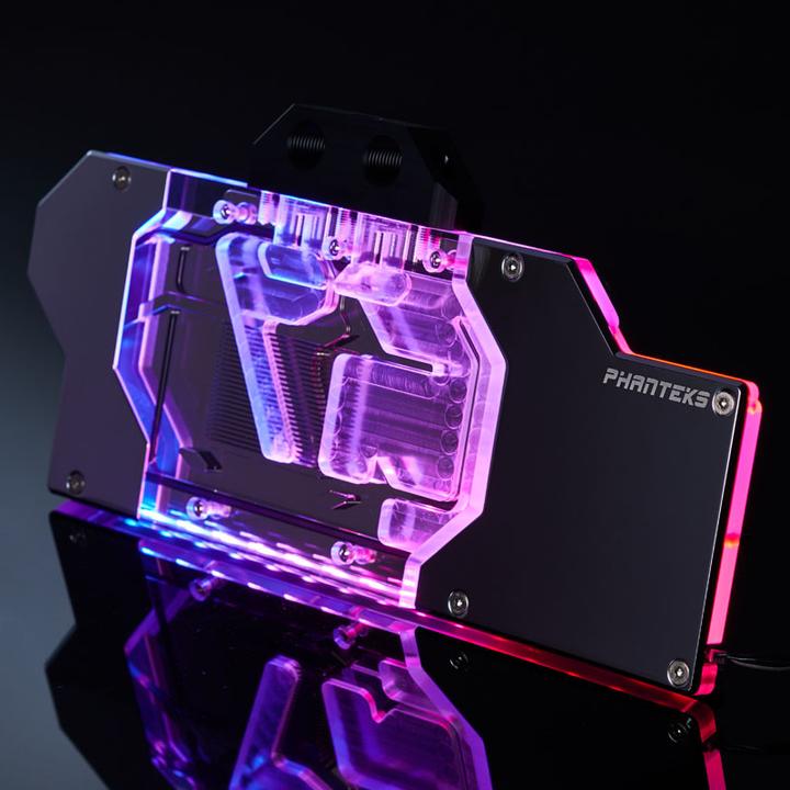 Image du produit Phanteks Glacier G2080Ti Founders Edition Full Water Block RGB - Chrome