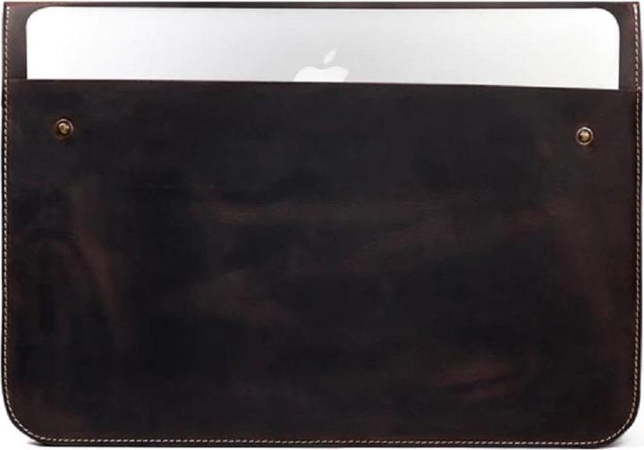 Actual product image Only-Bags.Store Leather sleeve, bag for MacBook laptop - 13 (13")