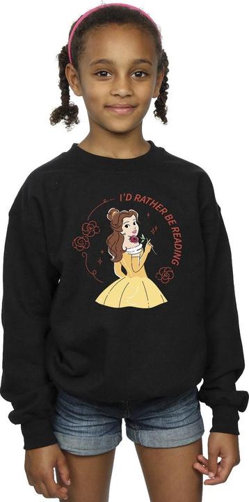 Immagine prodotto Disney Beauty And The Beast I'd Rather Be Reading Felpa Ragazze (128)