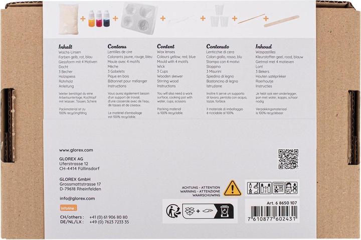 Produktbild Glorex Kreativ-Set "Kerzengiessen"