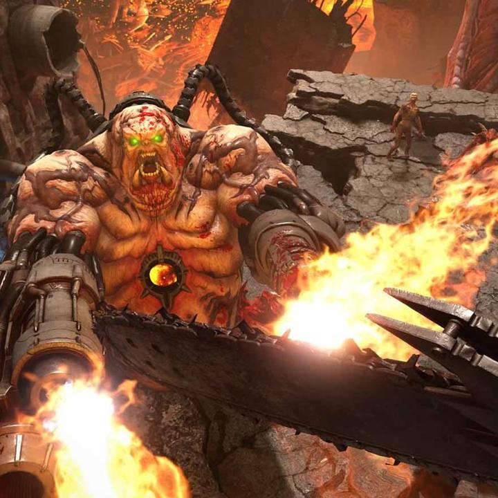 Produktbild Bethesda DOOM (code in a box) (ENG/POL) (Switch, Switch Lite, Switch OLED, EN)