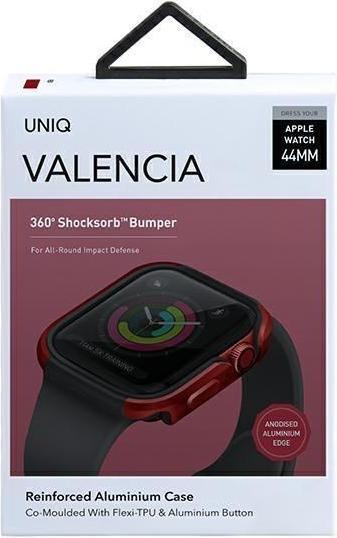 Immagine prodotto Uniq etui Valencia Apple Watch Series 4/5/6/SE 44mm. czerwony/rosso cremisi